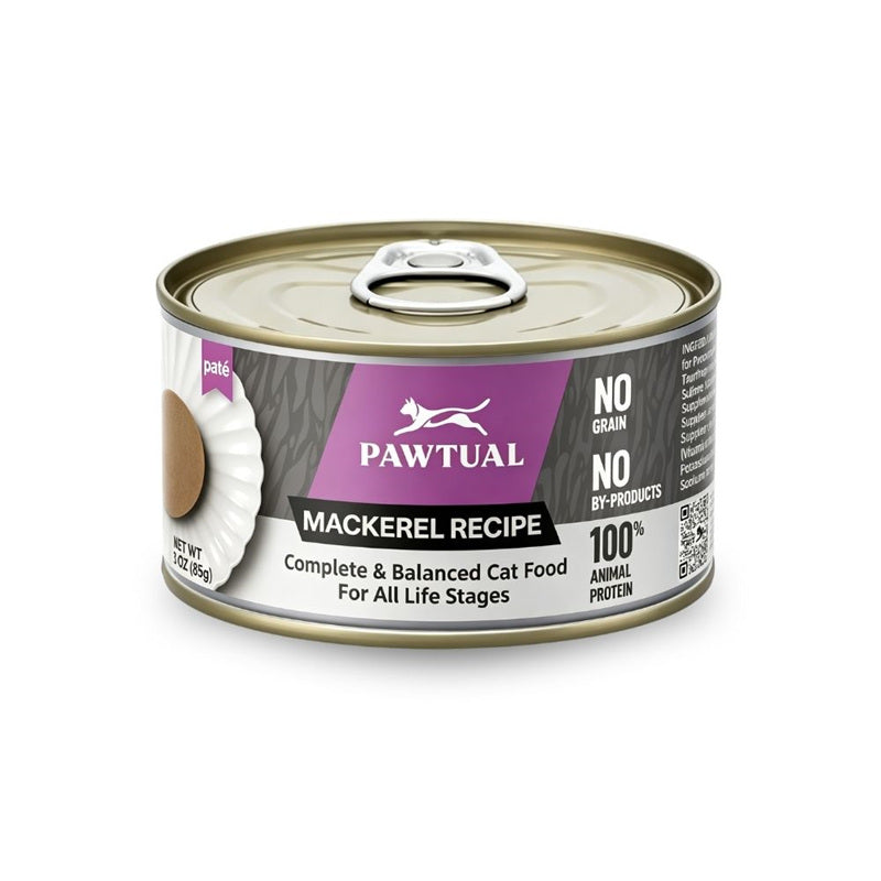 Pure Protein Mackerel Recipe Complete & Balanced Wet Cat Food - 24 Cans